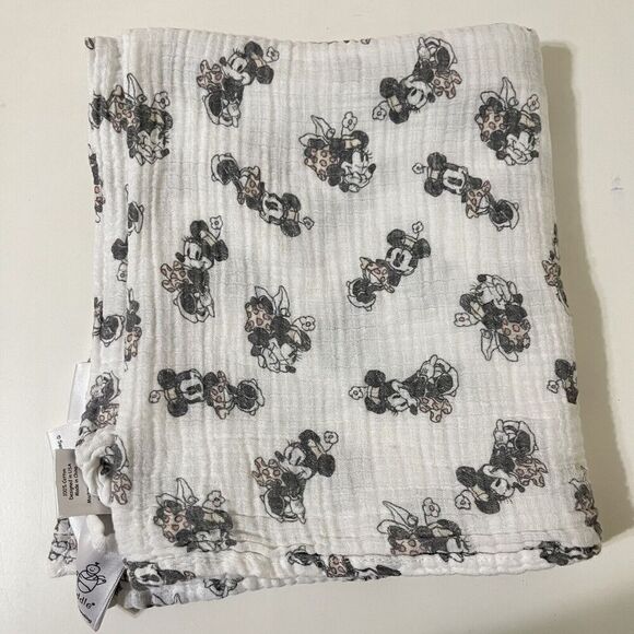 Swaddle Designs Disney Minnie Mouse Baby Swaddle Blanket Lovey Muslin Cotton - Picture 6 of 8